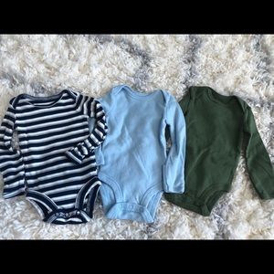 Long sleeve Carter’s onesies